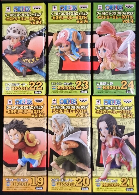 Banpresto WCF One Piece History Relay 20TH vol.4 Complete 6 Type Set