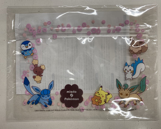 Duskin/Mister Donut Fukubukuro 2022 Pokemon Zipper Bag/Pink Frame