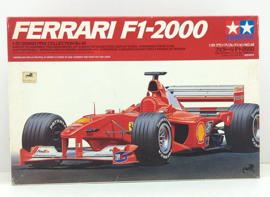 Tamiya 1/20 Grand Prix Collection Full View Ferrari F1-2000 Clear Red 20049