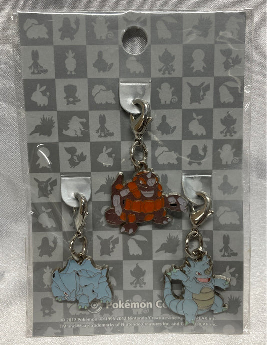 Pokemon Metal charm 111 112 464 Pocket Monsters Rhyhorn Rhydon Dodrio