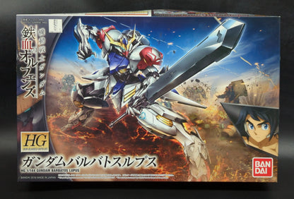 Bandai HG IRON-BLOODED ORPHANS 1/144 Mobile Suit Gundam: Iron-Blooded Orphans Gundam Barbatos Lupus First edition Limited Card Included 021