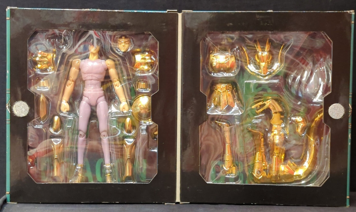 BANDAI RFTERM0TOKEN Cloth Masami Kurumada Dragon Shiryu/ First Bronze Cloth-LIMTED GOLD DRAGON-/ Toei Animation