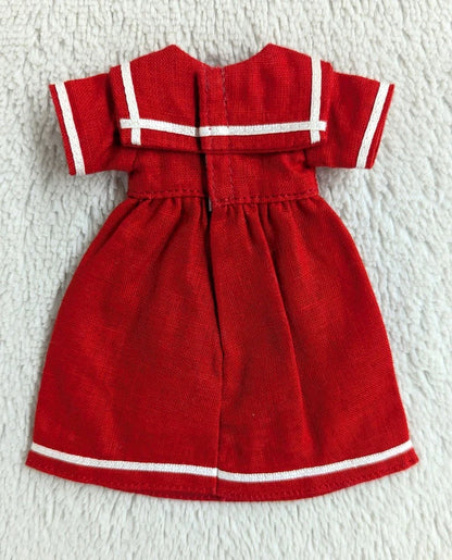 Junie Moon Dear Darling 22cm Doll Size (Neo Blythe) Short Sleeve Sailor One Piece Red