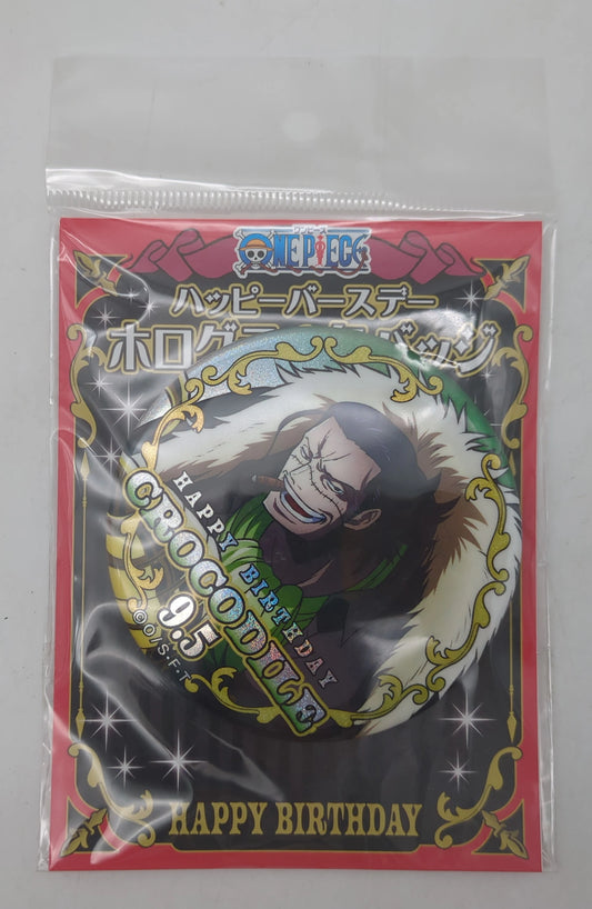Brujula Happy Birthday Holographic Can Badge 9.5 Crocodile