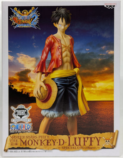 Banpresto MASTER STARS PIECE Gigant Battle! 2 New World Bonus Item Luffy Special Color Ver.