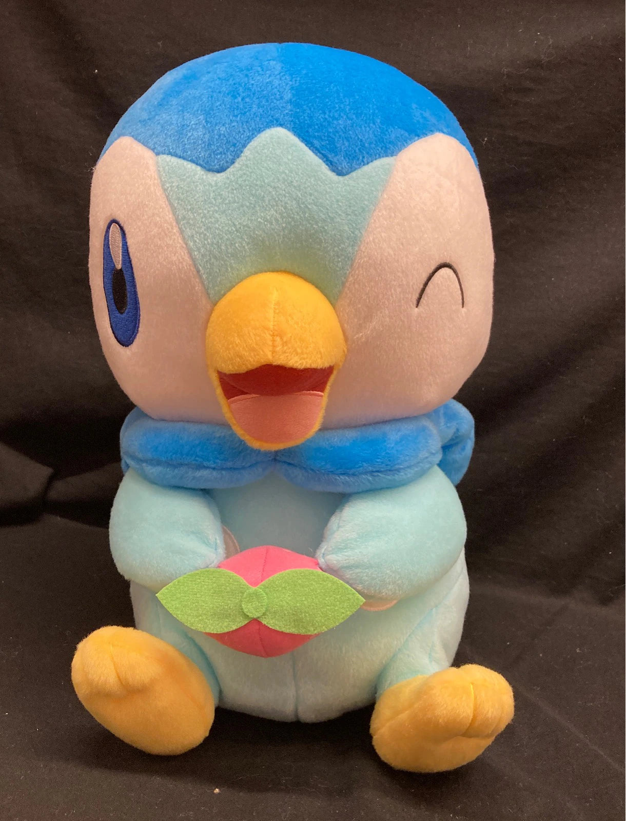 Bandai Spirits Munching Time Massive Piplup Plush Stuffed Toy Pokemon Piplup