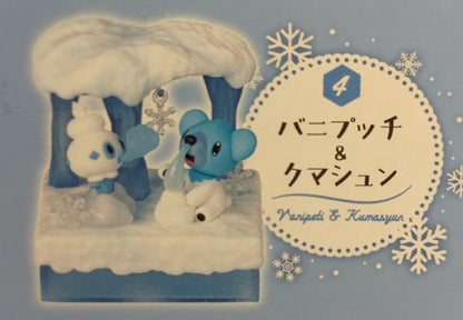 Re-Ment Collect and Expand! Pokemon World 3 Frozen Snowfield Pokemon Vanillette and Kumashoon 4