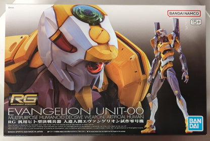 Bandai Spirits RG EVANGELION: New Movie Version EVANGELION: New Movie Version General-Purpose Humanoid Decisive Weapon Artificial Human Evangelion Prototype Unit-00 15+ (15+ rating)
