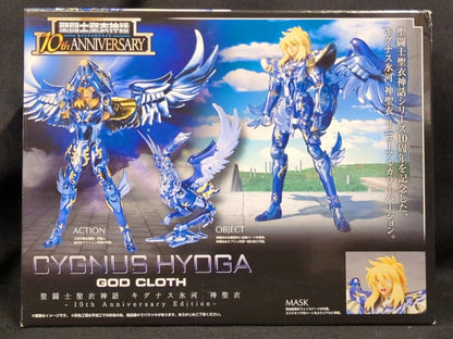 BANDAI Saint Seiya Myth Cloth Masami Kurumada Cygnus Hyoga God Cloth 10th Anniversary Edition