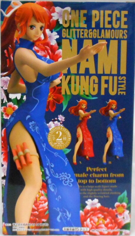BANDAI SPIRITS GLITTER and GLAMOURS NAMI KUNG FU STYLE Blue Nami