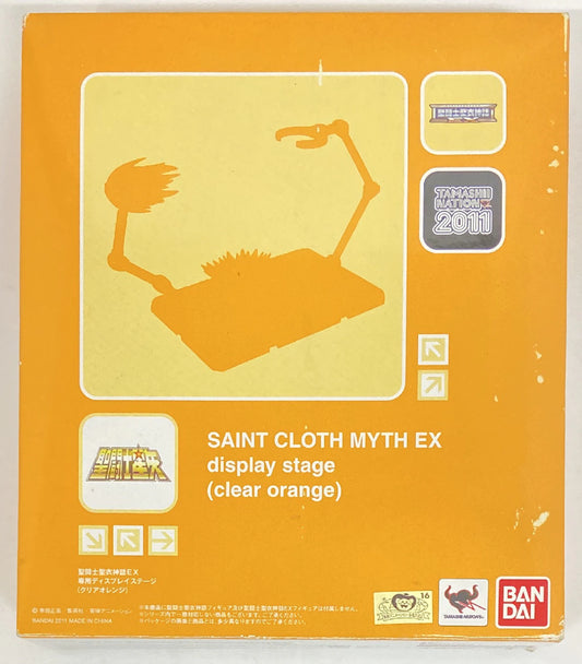 Bandai Saint Seiya Myth Cloth EX Masami Kurumada Display Stage Clear Orange Ver. Tamashii Tamashi Nation Exclusive