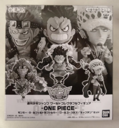 BANDAI SPIRITS WCF Weekly Shonen Jump Monkey D. Luffy and Trafalgar Law and Eustass "Captain" Kid