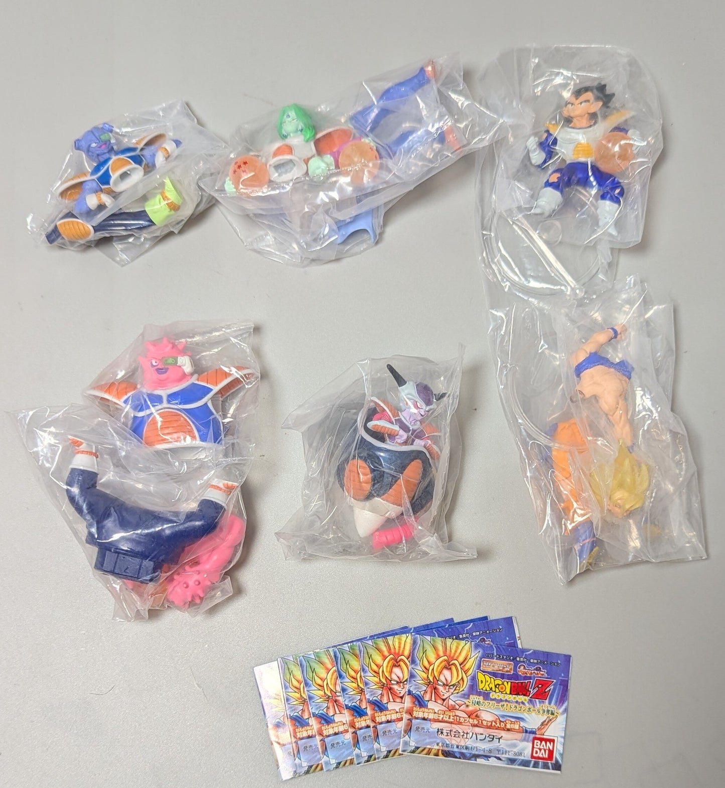 Bandai Dragon Ball Z: Frieza's Invasion! Dragon Ball Scramble Arc HG+ Complete 6 Type Set