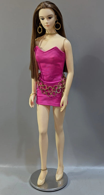 Takara Lady Luminous Duel White Skin Pink Dress