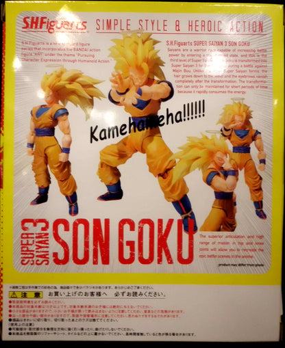 Bandai SH Figuarts Super Saiyan 3 Son Goku/Tamashii Web Edizione limitata