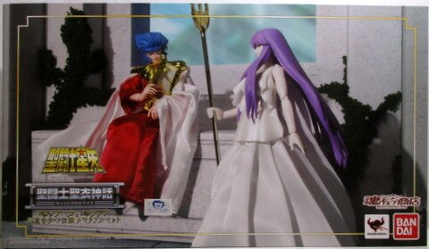 Bandai Saint Seiya Myth Cloth sun god Abel and goddess Athena Shinku of Shonen legend Memorial Set