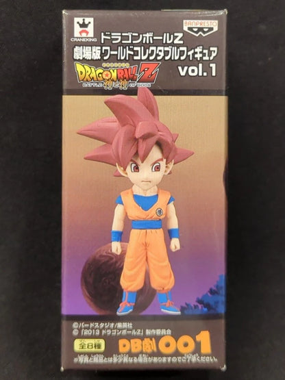 Banpresto WCF Dragon Ball Z Movie Version vol.1 DB drama 001 Super Saiyan God Goku