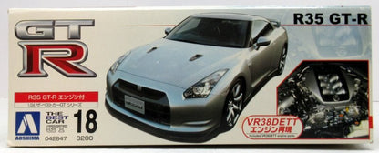 Aoshima 1/24 La migliore auto GT serie R35 GT-R con motore 18