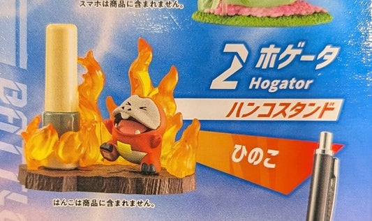 Re-Ment Battle on Desk Ver. Anime Pokemon Hogeta/Stamp stand Hinoko 2
