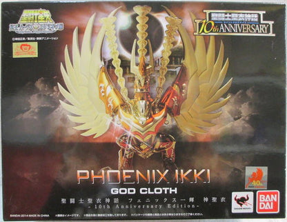 BANDAI Saint Seiya Myth Cloth Masami Kurumada Phoenix Ikki God Cloth 10th Anniversary Edition