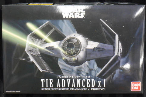 BANDAI (PLASTIC MODEL KIT) TIE ADVANCED X1 1/72 scale