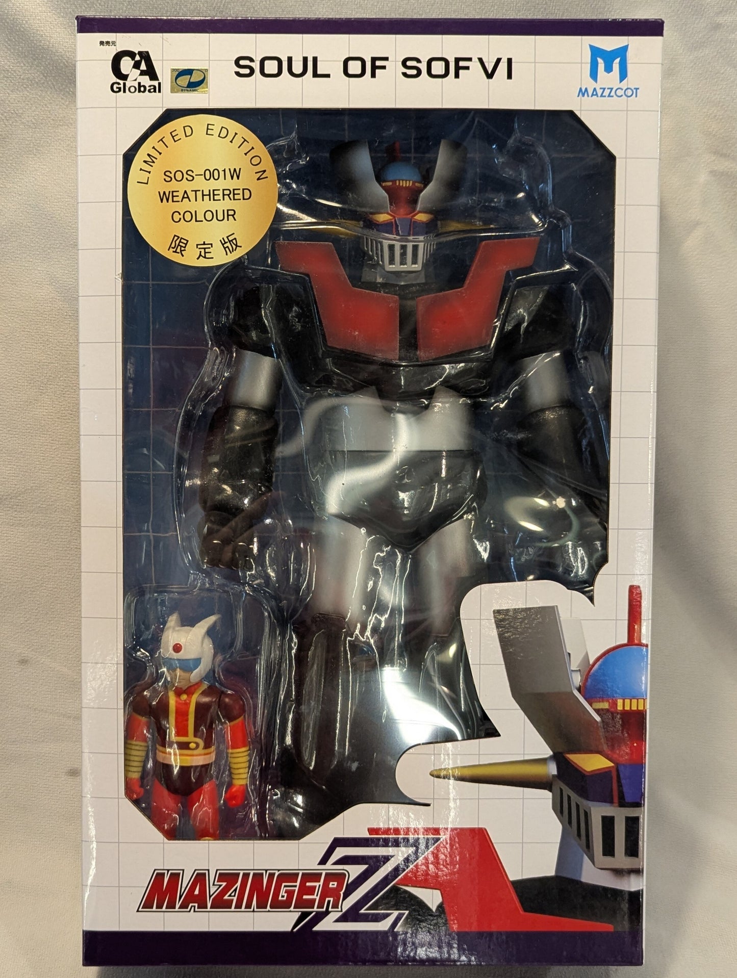 MAZZCOT SOUL OF SOFVI Mazinger Z LIMITED EDITION SOS-001W WEATHERED COLOUR Limited Edition