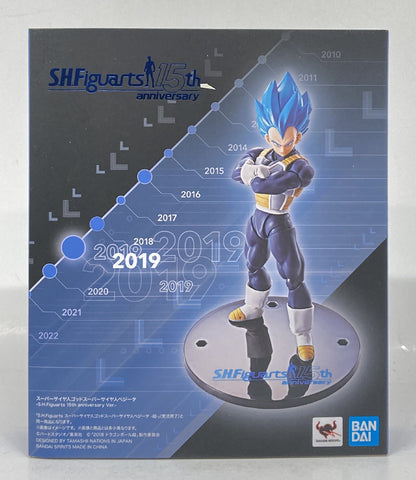 BANDAI SPIRITS SHFiguarts Super-Saiyan God Super-Saiyan Vegeta S.H.Figuarts 15th anniversary