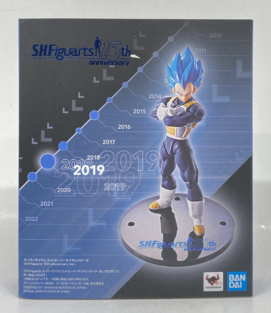 BANDAI SPIRITS SHFiguarts Super-Saiyan God Super-Saiyan Vegeta S.H.Figuarts 15th anniversary