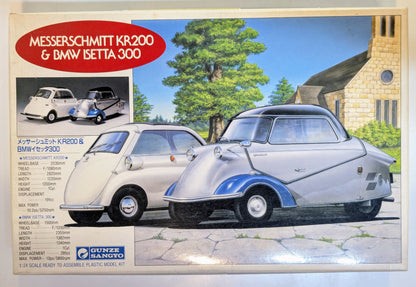 Gunze Sangyo 1/24 scale G-196 Messerschmitt KR200 and BMW Isetta 300 1/4 scale