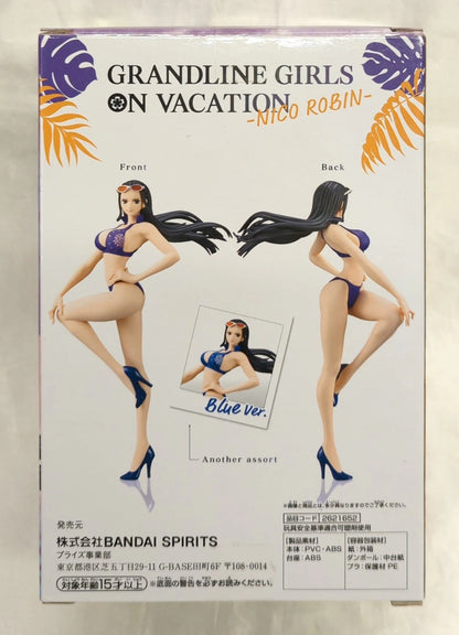 BANDAI SPIRITS GRANDLINE GIRLS ON VACATION NICO ROBIN One Piece Nico Robin B/Purple Swimsuit