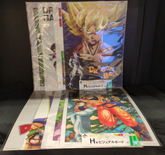 Bandai Spirits Ichiban Kuji Dragon Ball EX Fear!! Frieza Army H-Prize Complete 8 Piece Set Visual Boards