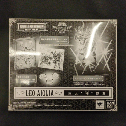 BANDAI Saint Seiya Myth Cloth EX Masami Kurumada Leo aiolia First edition 3 Special Bonus Items