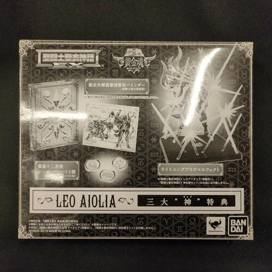 BANDAI Saint Seiya Myth Cloth EX Masami Kurumada Leo aiolia First edition 3 Special Bonus Items
