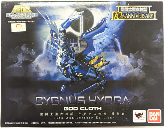 BANDAI Saint Seiya Myth Cloth Masami Kurumada Cygnus Hyoga God Cloth 10th Anniversary Edition