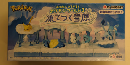 Re-Ment Collect and Expand! Pokemon World 3 Frozen Snowfield Pokemon Sand (Alolan Form) and Snorlax 3