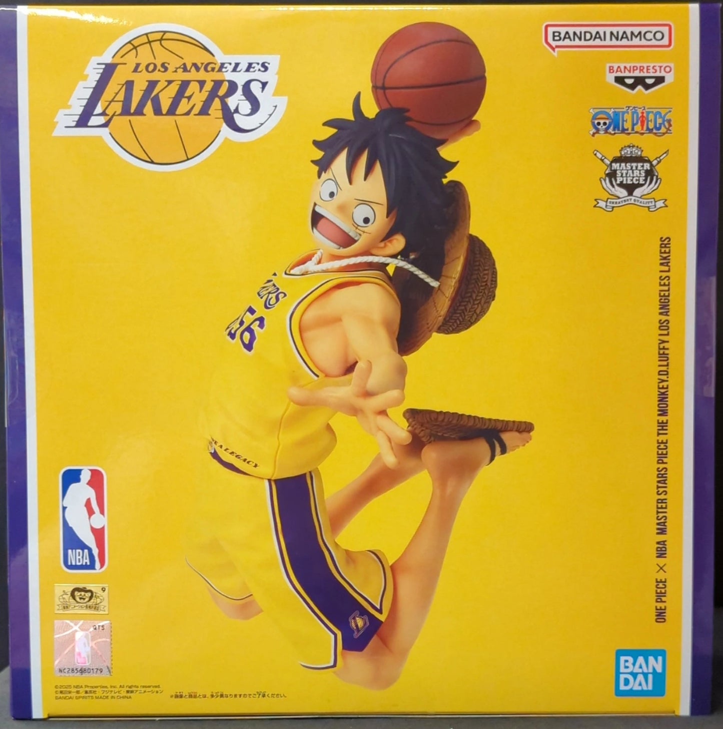 Banpresto ONE PIECE × NBA MASTER STARS PIECE THE MONKEY.D.LUFFY LOS ANGELES LAKERS