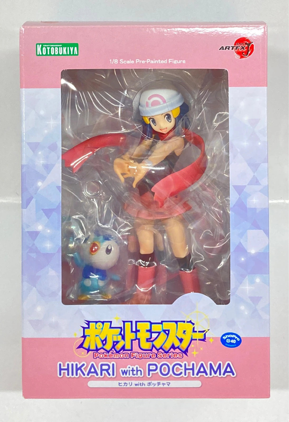 Kotobukiya ArtFX J / Pokemon Pokemon Hikari with Piplup Bonus Item Illustration Shikishi Included With Bonus