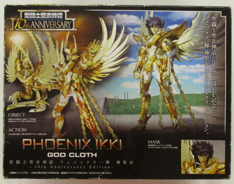 Bandai Saint Seiya Myth Cloth Phoenix Ikki God Cloth 10th Anniversary Edition