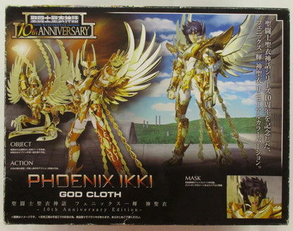 Bandai Saint Seiya Myth Cloth Phoenix Ikki God Cloth 10th Anniversary Edition