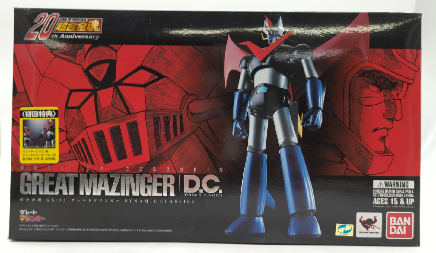 Bandai Soul of Chogokin Great Mazinger DC (With First Edition Bonus Item) GX-73