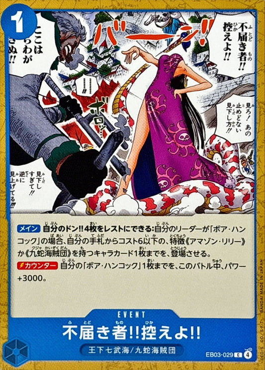 Undelivered person!! Keep a record!! [C] {EB03-029}