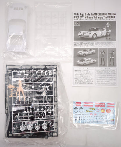 Hasegawa 1/24 LIMITED EDITION SP544 Lamborghini Miura P400 SV `Mikumo Shiranagi` w/Figure 52344
