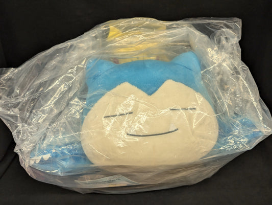 Bandai Spirits 2025 Pokemon Collection Lottery Let's Go for a Walk! B-Prize Snorlax& Pikachu Plush Toy