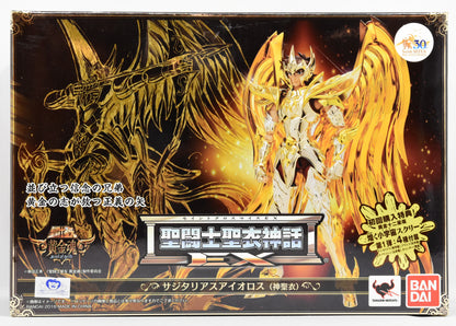 BANDAI Saint Seiya Myth Cloth EX Sagittarius Aiolos (God Cloth) con l'oggetto bonus della prima edizione