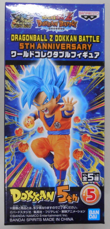 BANDAI SPIRITS WCF Dragon Ball Z DOKKAN BATTLE 5TH ANNIVERS Super Saiyaned God Super Saiyan Son Goku