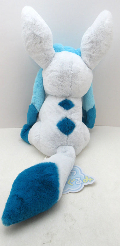 Pokemon Center Fluffy Hug Plush Stuffed Toy Glaceon