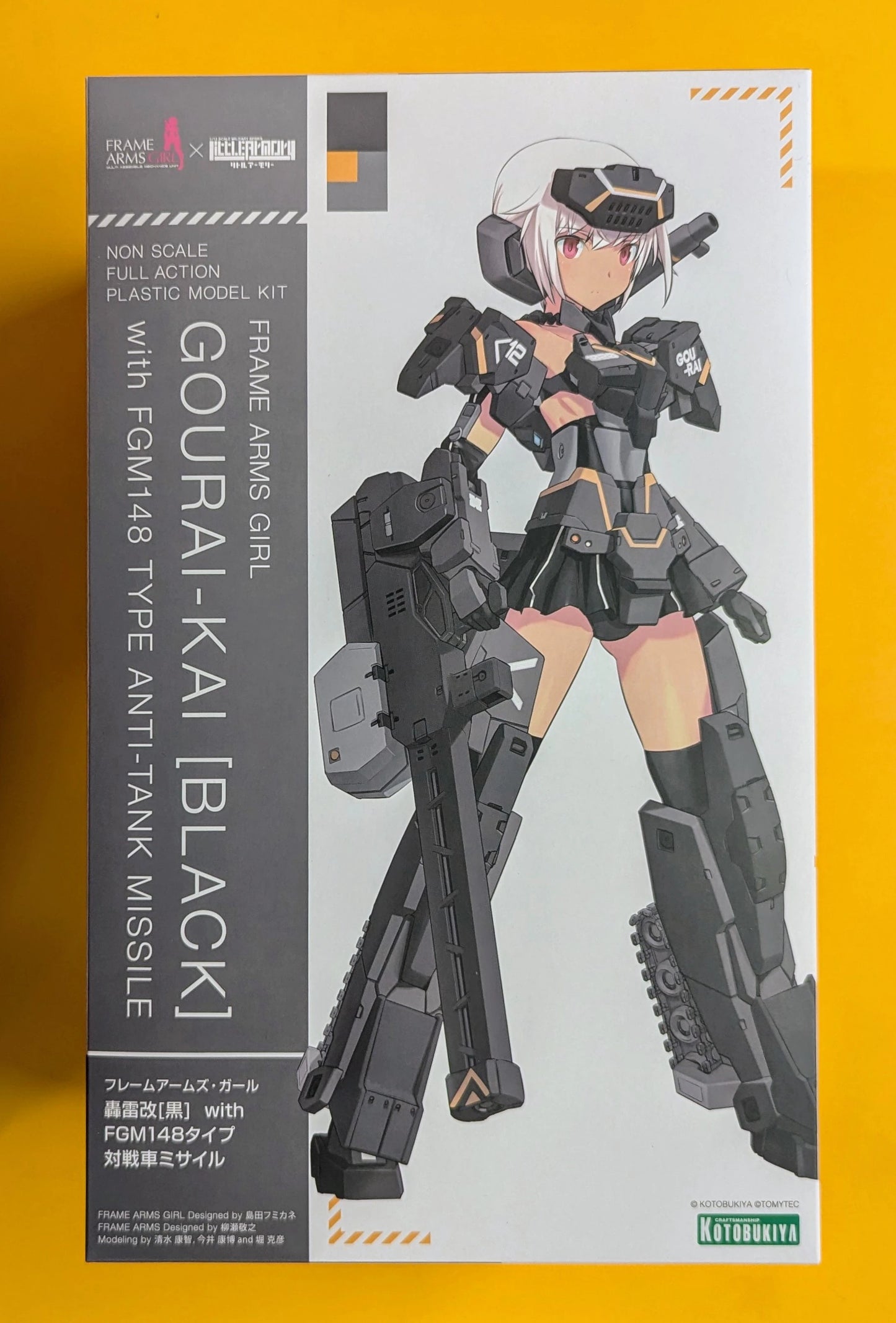 Kotobukiya - Frame Arms Girl - Gourai [Black] with FGM148 Type Anti-Tank Missile