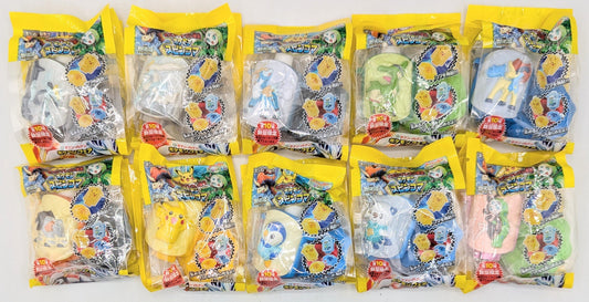7-Eleven Pokemon Fair 2012 7-Eleven Limited Edition Pokemon Spin Tops, set of All 10 Types