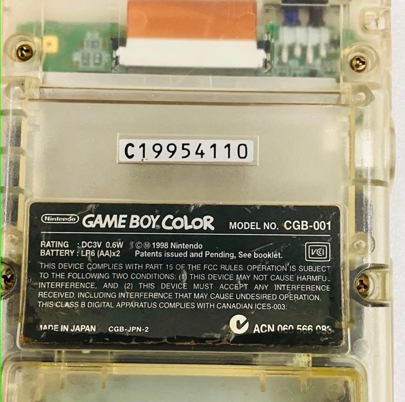 GameBoy Color Trasparente