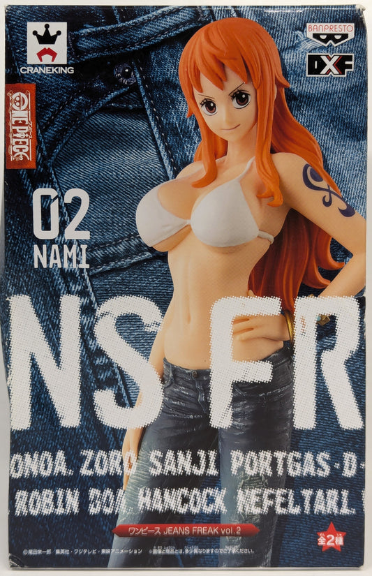 Banpresto JEANS FREAK Nami A-type white bikini